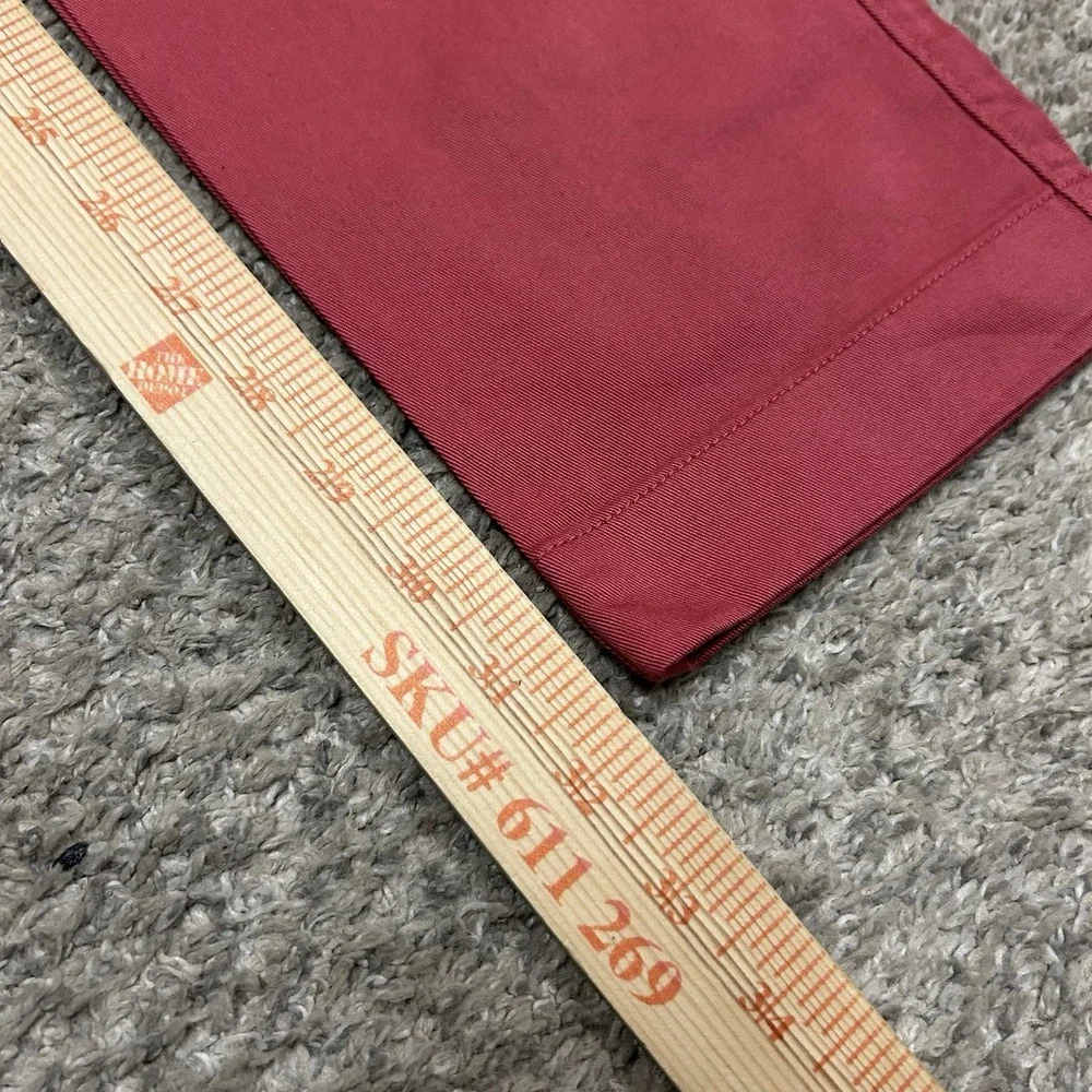 J Crew Slim Fit Chino Pants Mens 33x32 Pink Straight Flex New with Tags‎ NWT